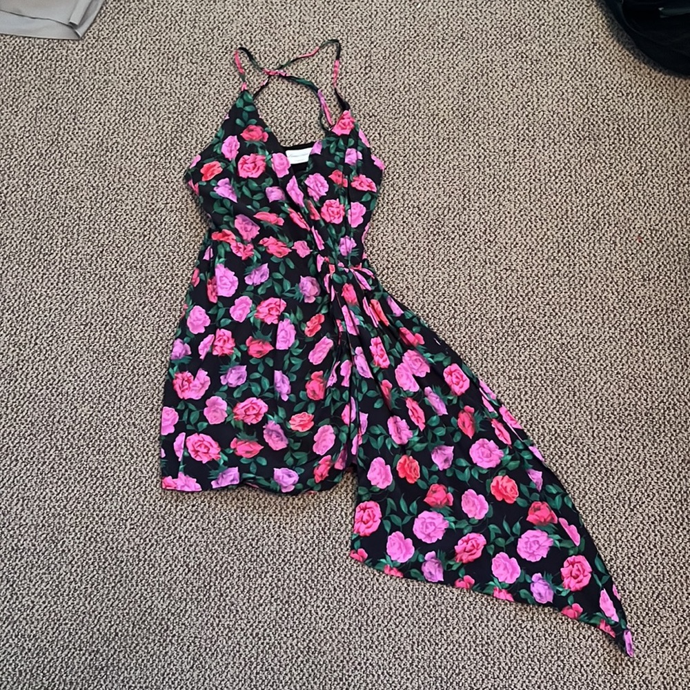 Lovers + Friends Floral Mini Dress - Black and Pink - Picture 4 of 10